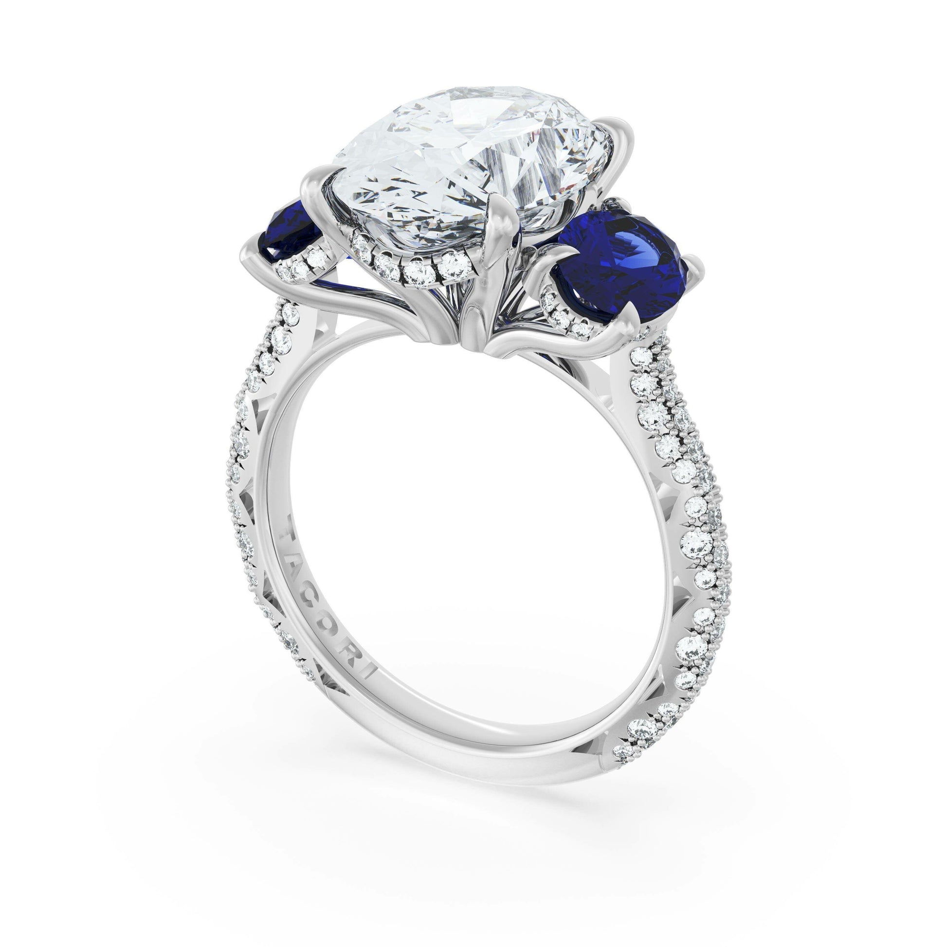 oval-3-stone-engagement-ring-in-blue-sapphire-40727OVBS
