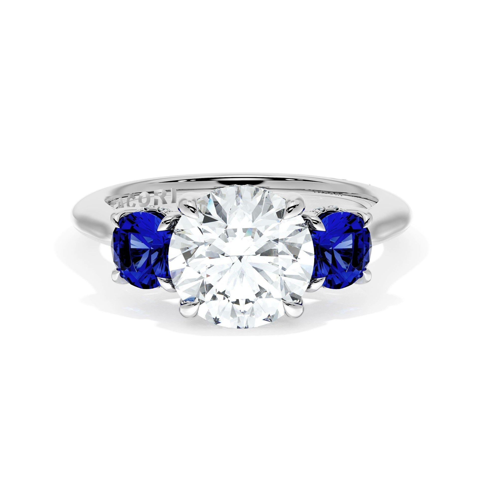 round-3-stone-engagement-ring-in-blue-sapphire-41027RDBS