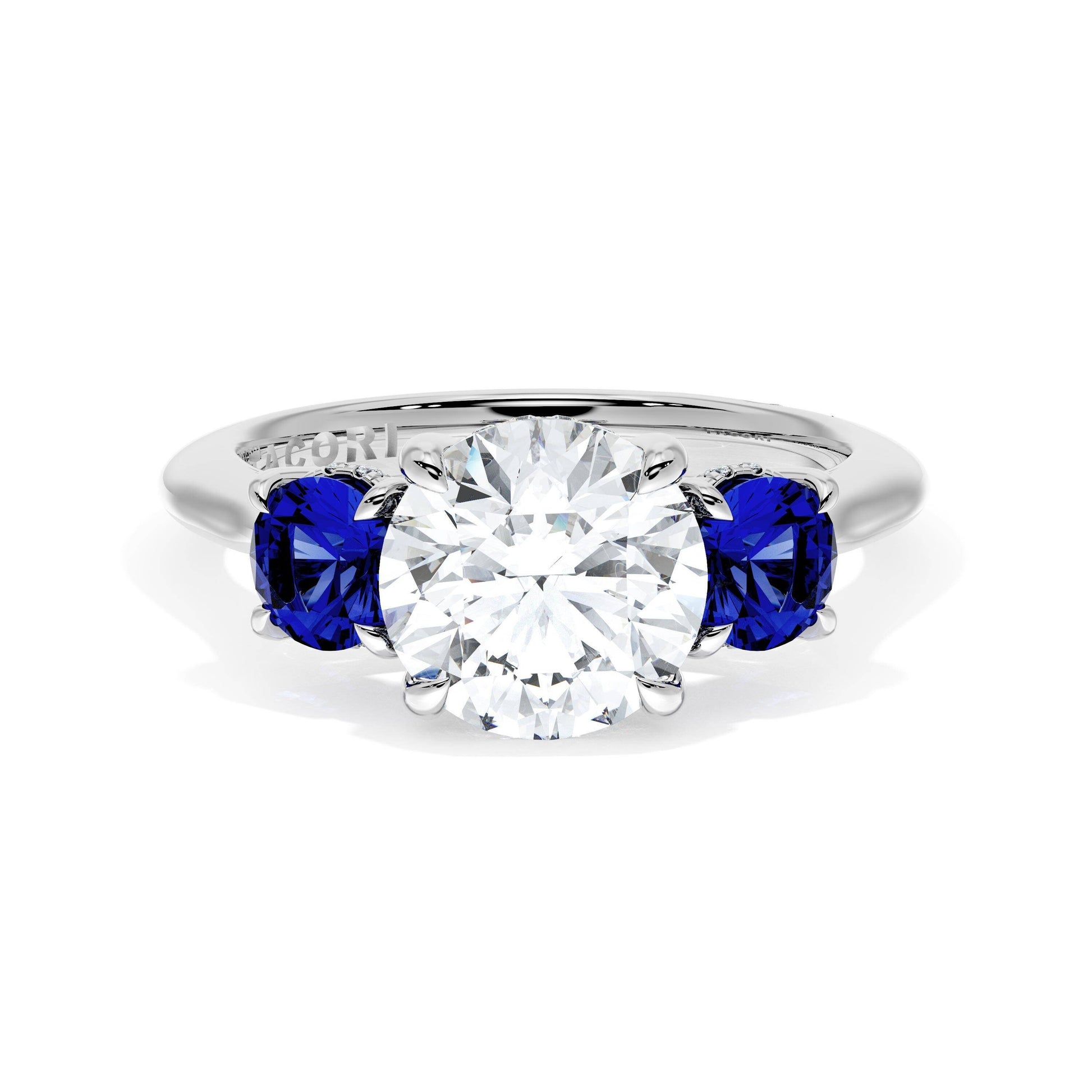round-3-stone-engagement-ring-in-blue-sapphire-41027RDBS
