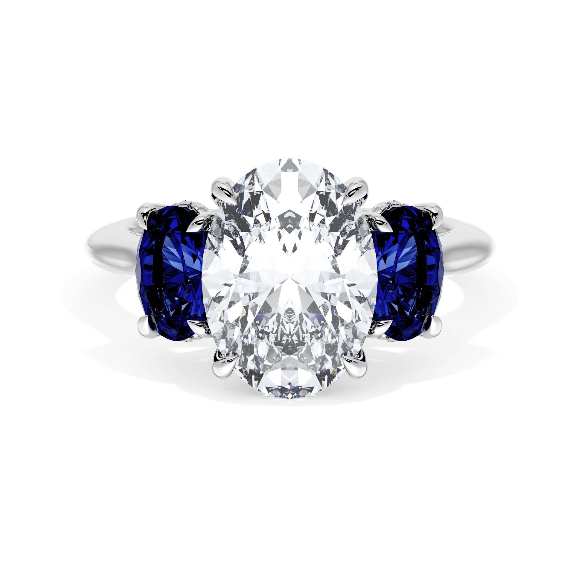 oval-3-stone-engagement-ring-in-blue-sapphire-41027OVBS