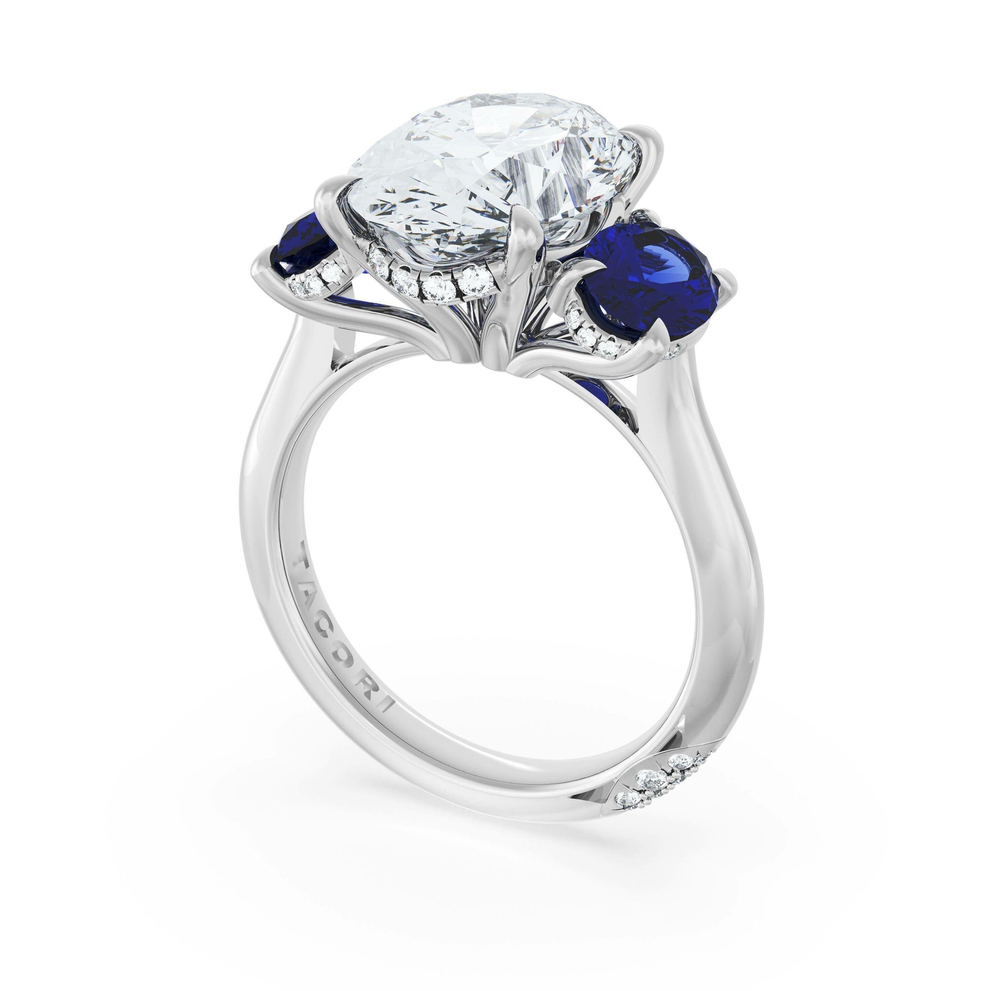 oval-3-stone-engagement-ring-in-blue-sapphire-41027OVBS