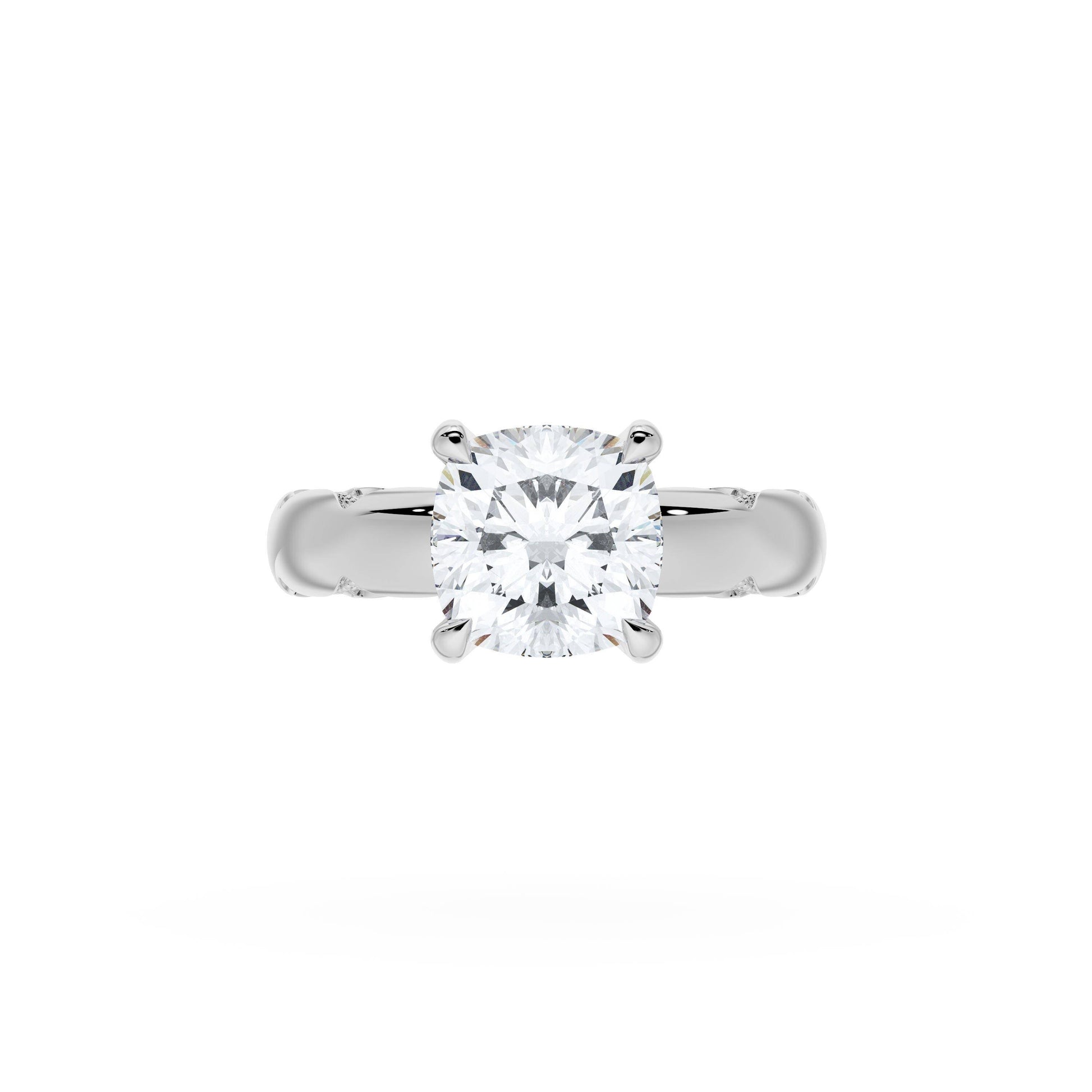 cushion-solitaire-cigar-band-engagement-ring-414CU