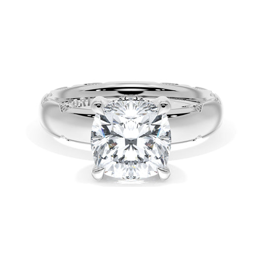 cushion-solitaire-cigar-band-engagement-ring-414CU