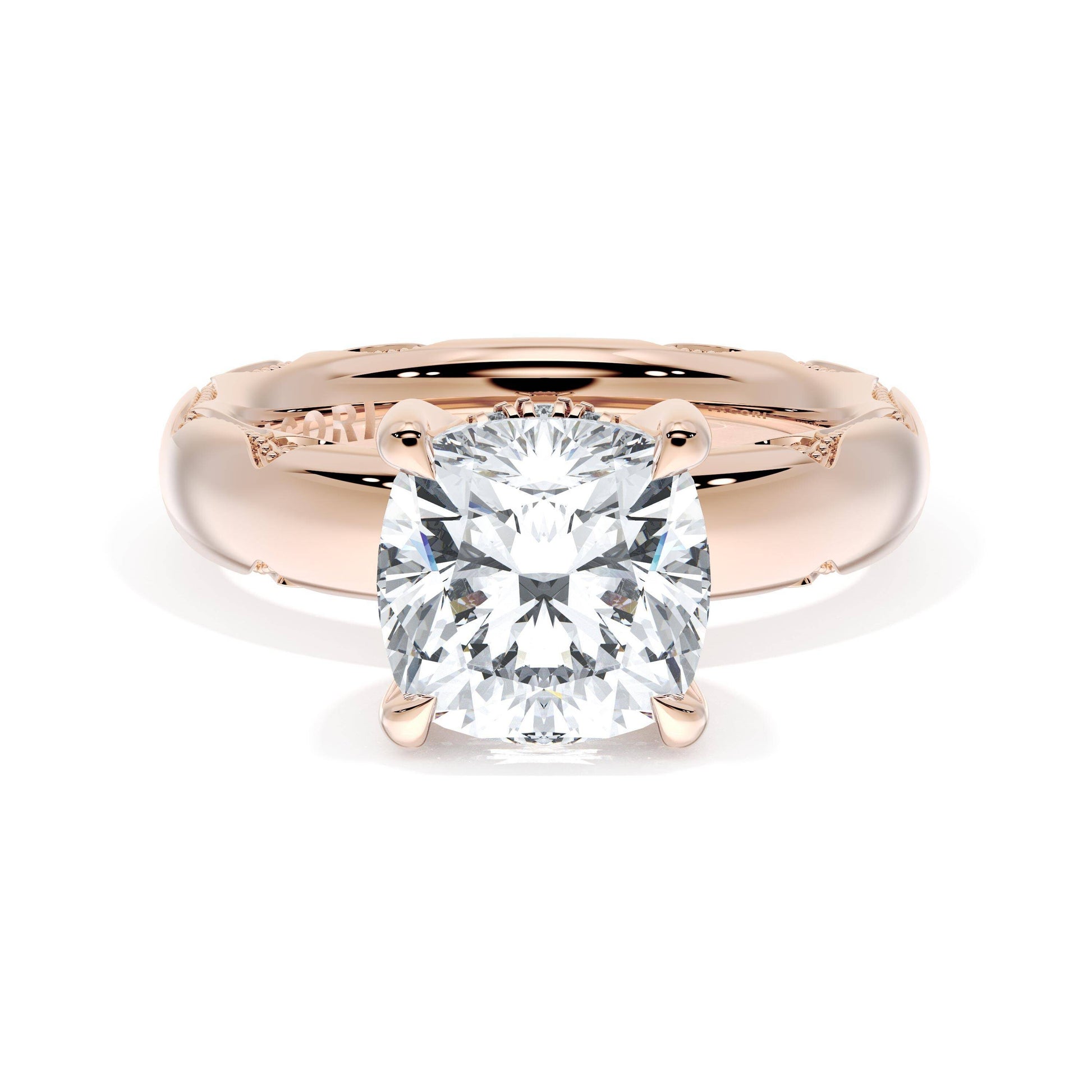 cushion-solitaire-cigar-band-engagement-ring-414CU