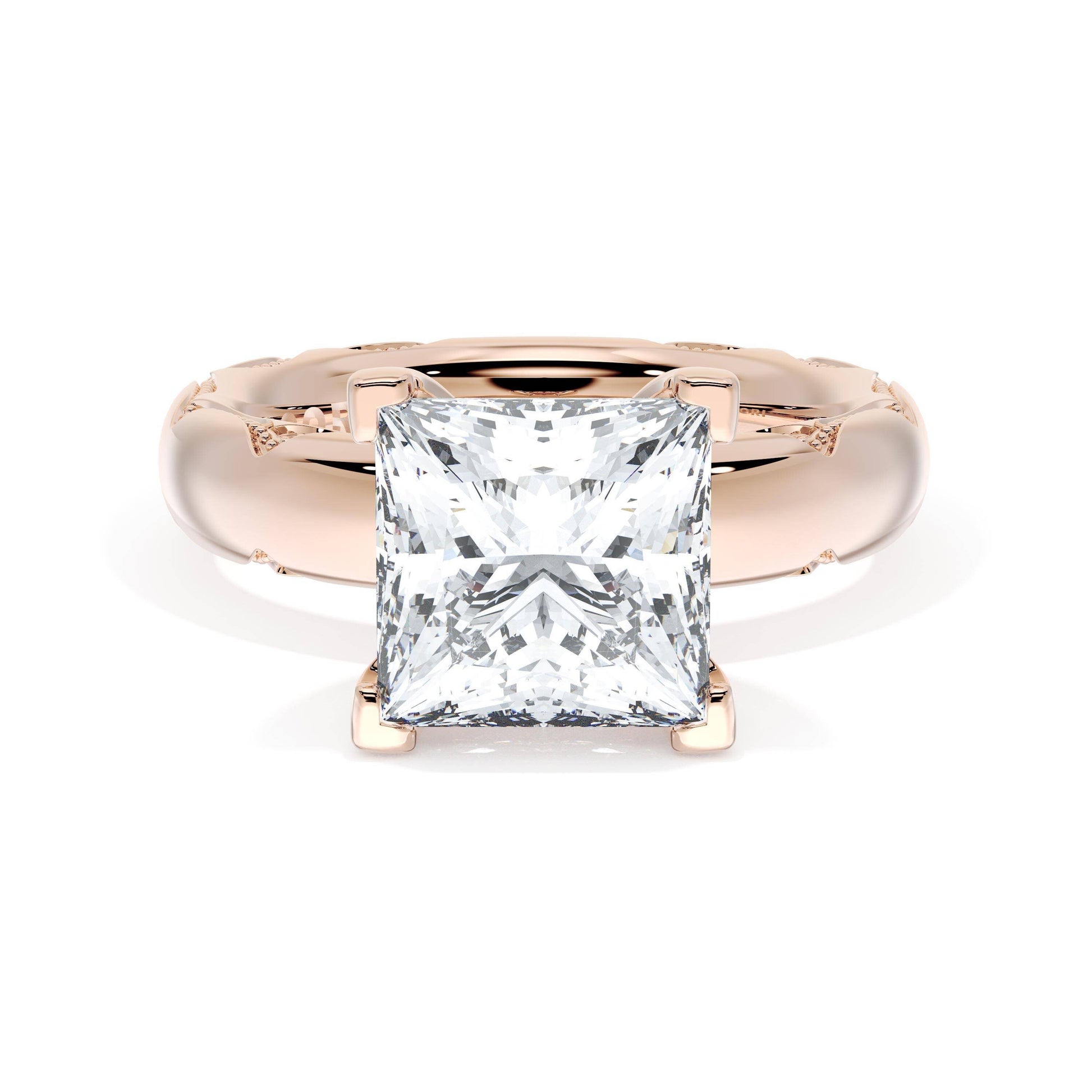 princess-solitaire-cigar-band-engagement-ring-414PR