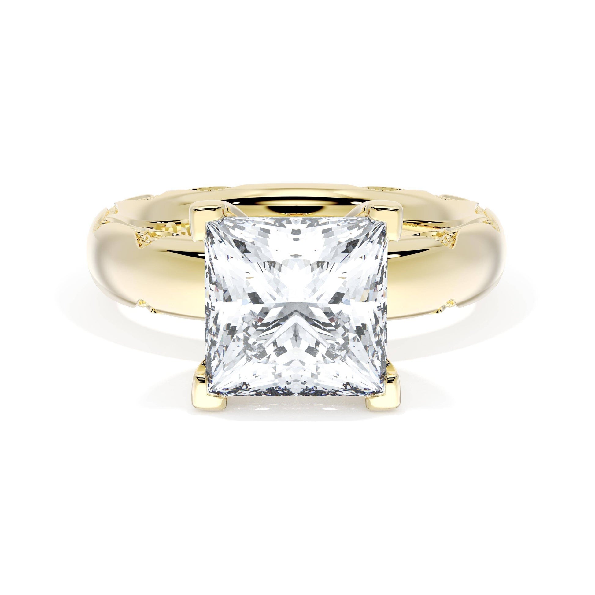 princess-solitaire-cigar-band-engagement-ring-414PR
