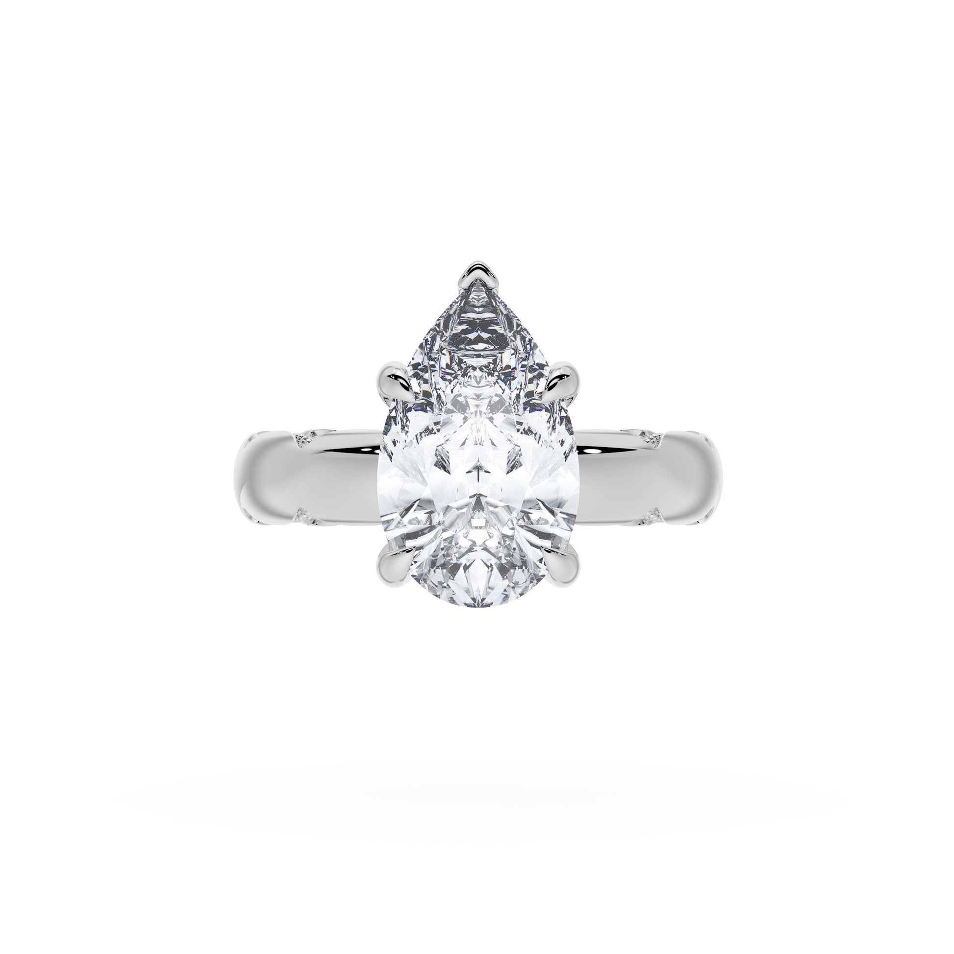 pear-solitaire-cigar-band-engagement-ring-414PS