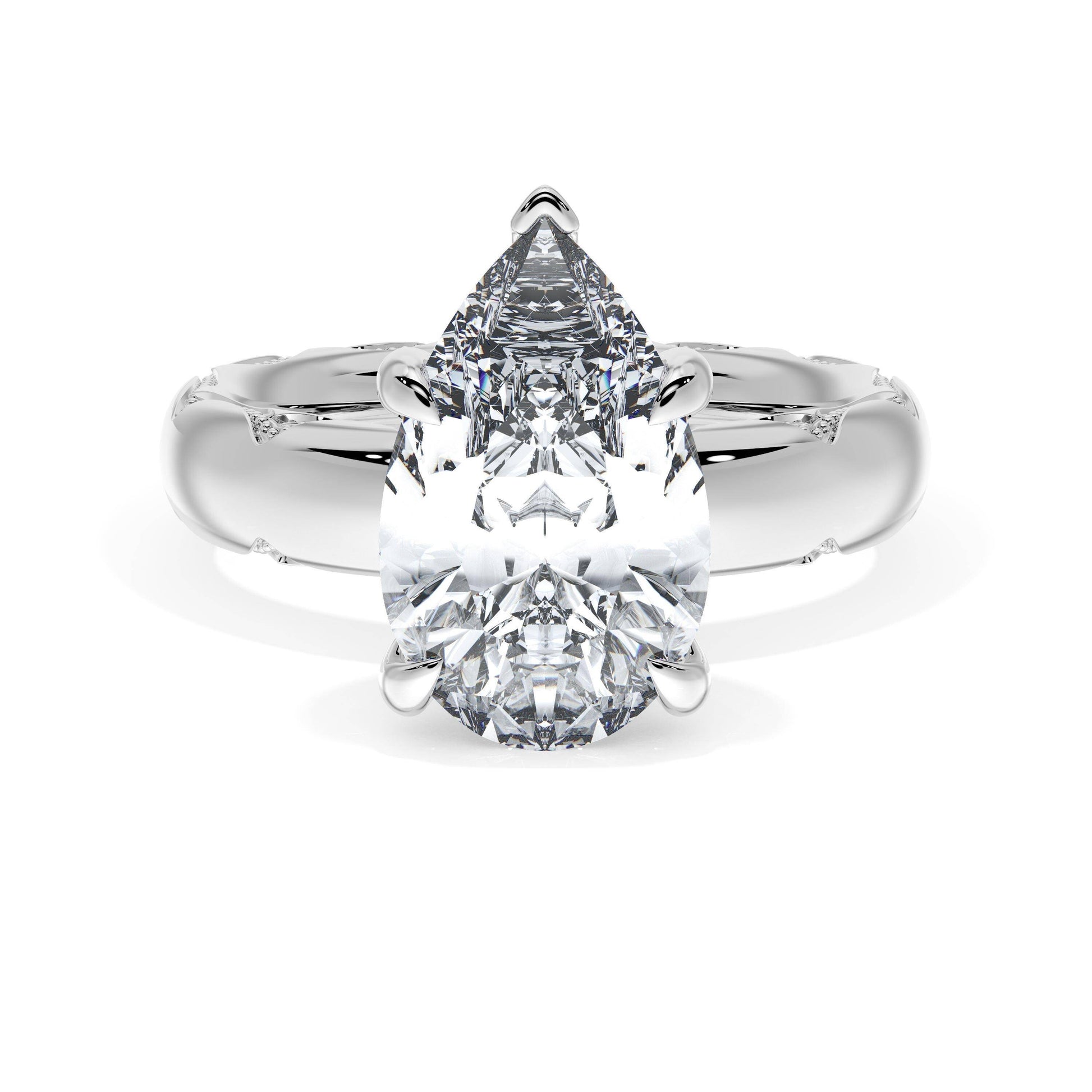 pear-solitaire-cigar-band-engagement-ring-414PS