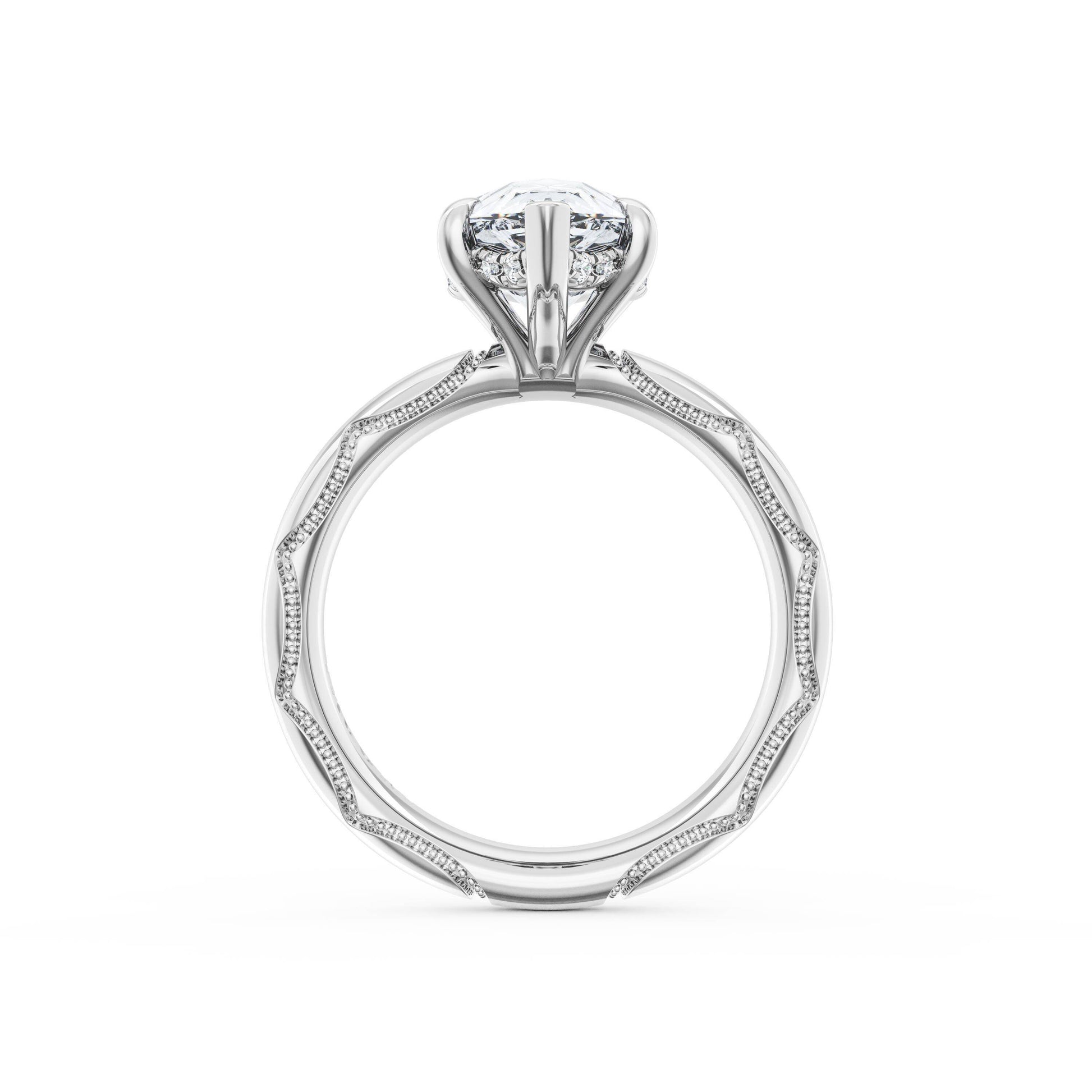 pear-solitaire-cigar-band-engagement-ring-414PS