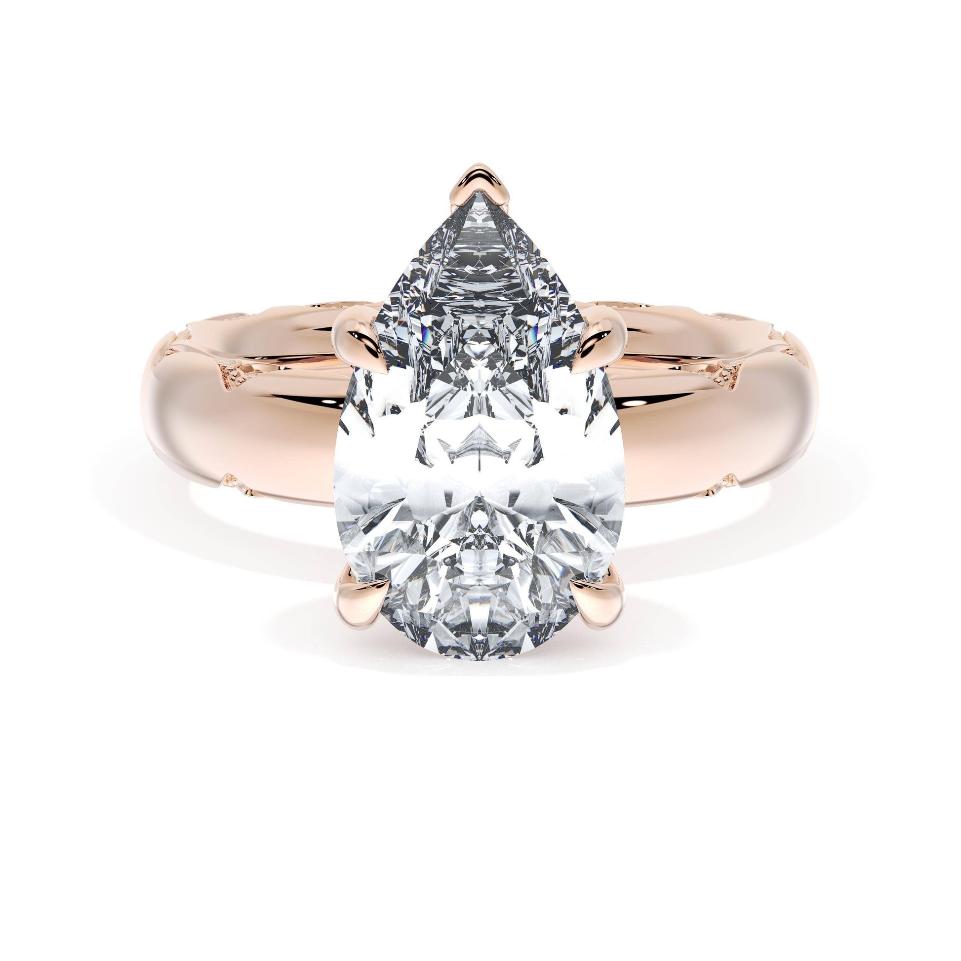 pear-solitaire-cigar-band-engagement-ring-414PS