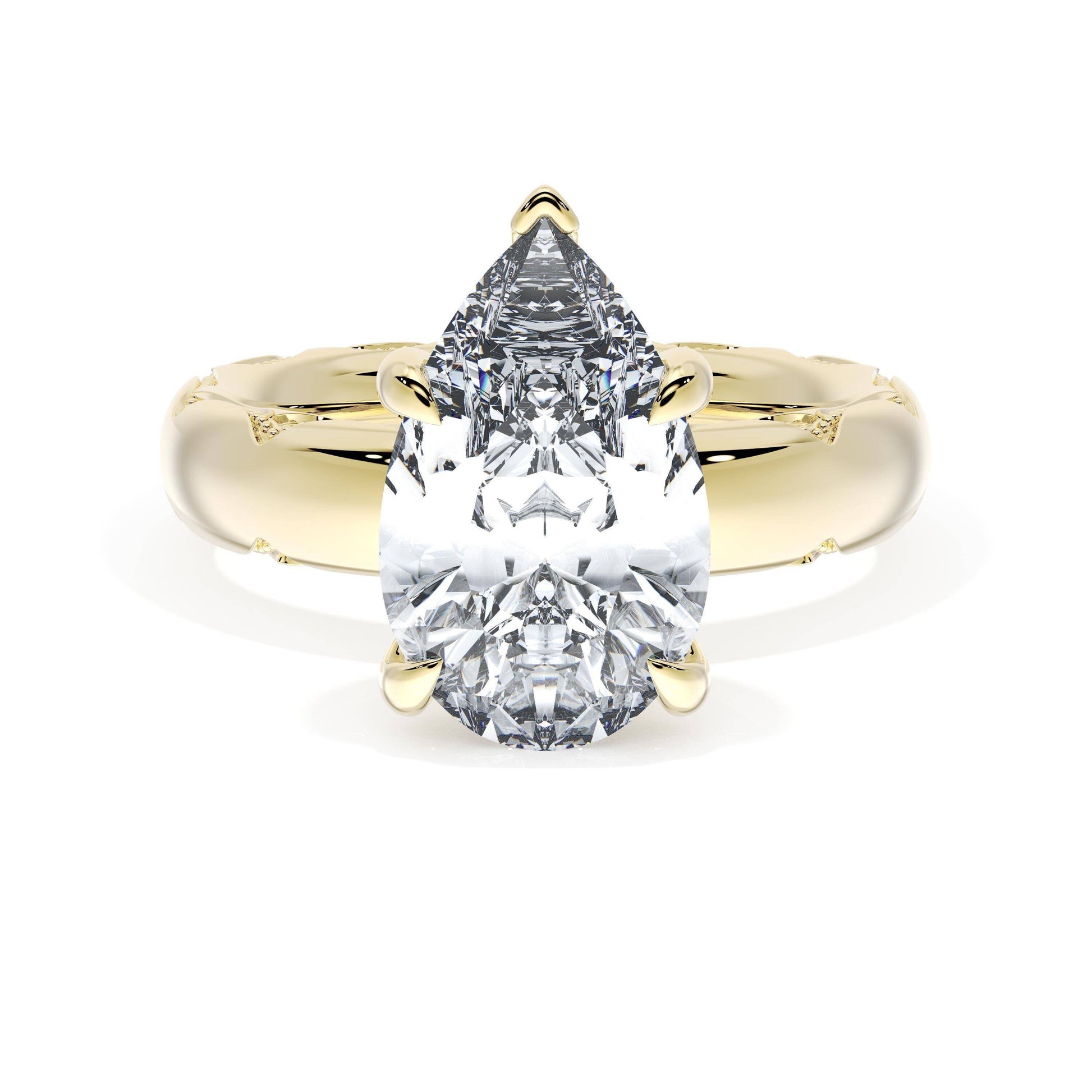 pear-solitaire-cigar-band-engagement-ring-414PS