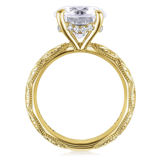 round-solitaire-wheat-hand-engraved-cigar-band-engagement-ring-4144RD10YWE