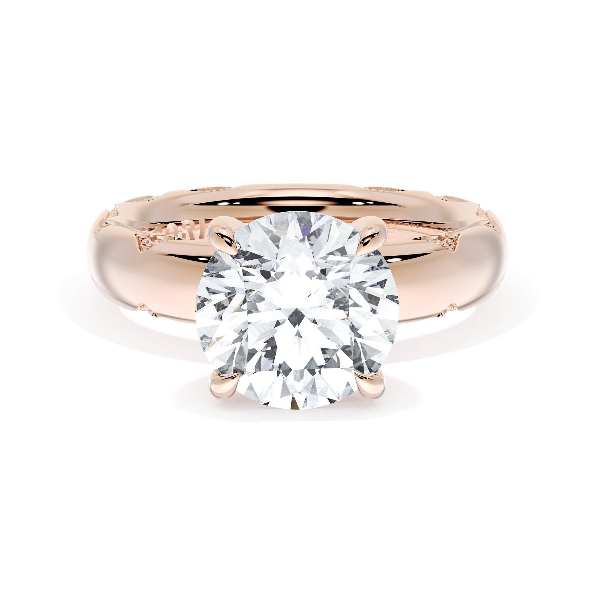 round-solitaire-cigar-band-engagement-ring-414RD