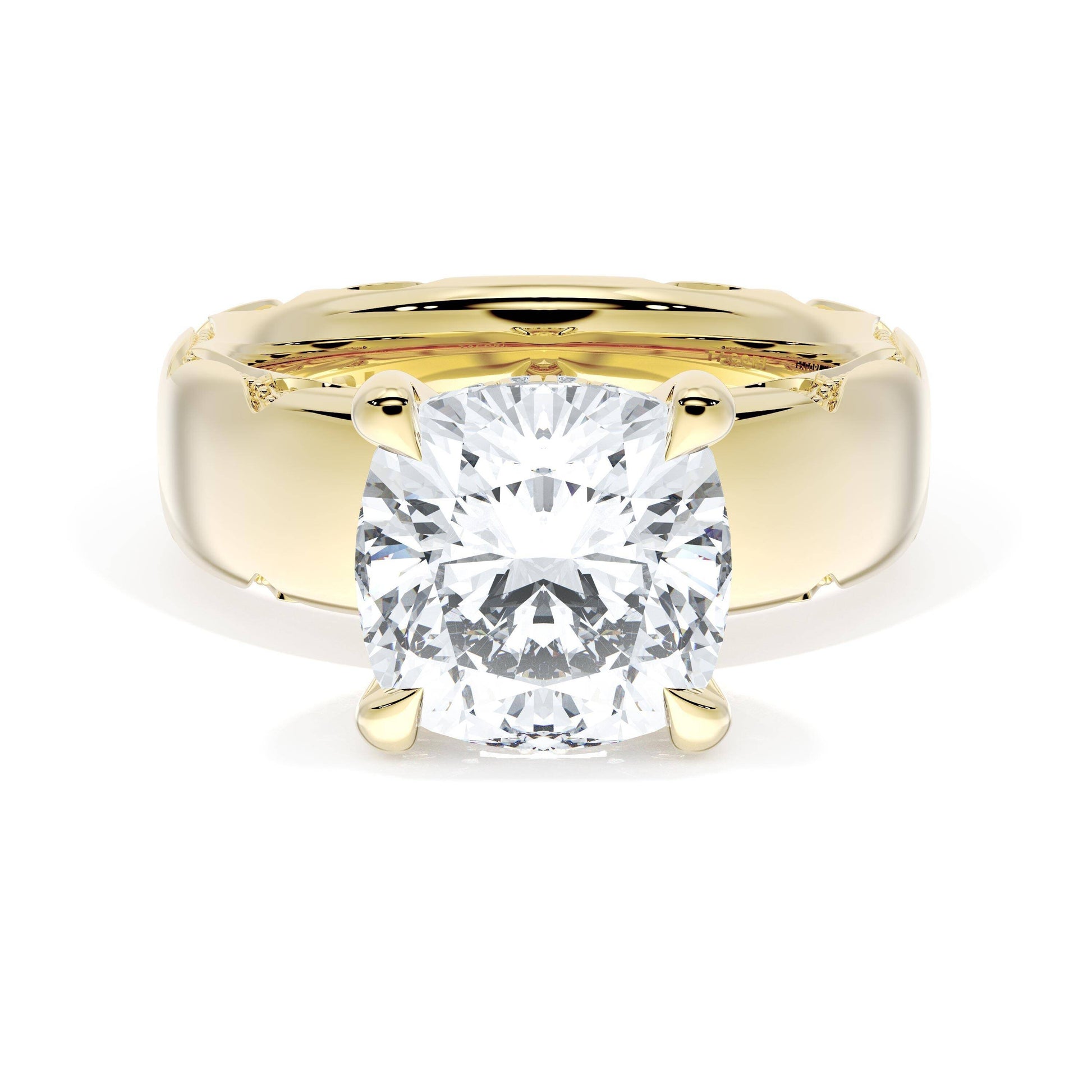 cushion-solitaire-cigar-band-engagement-ring-414CU