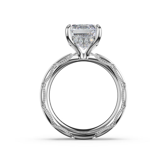 emerald-solitaire-cigar-band-engagement-ring-414EC