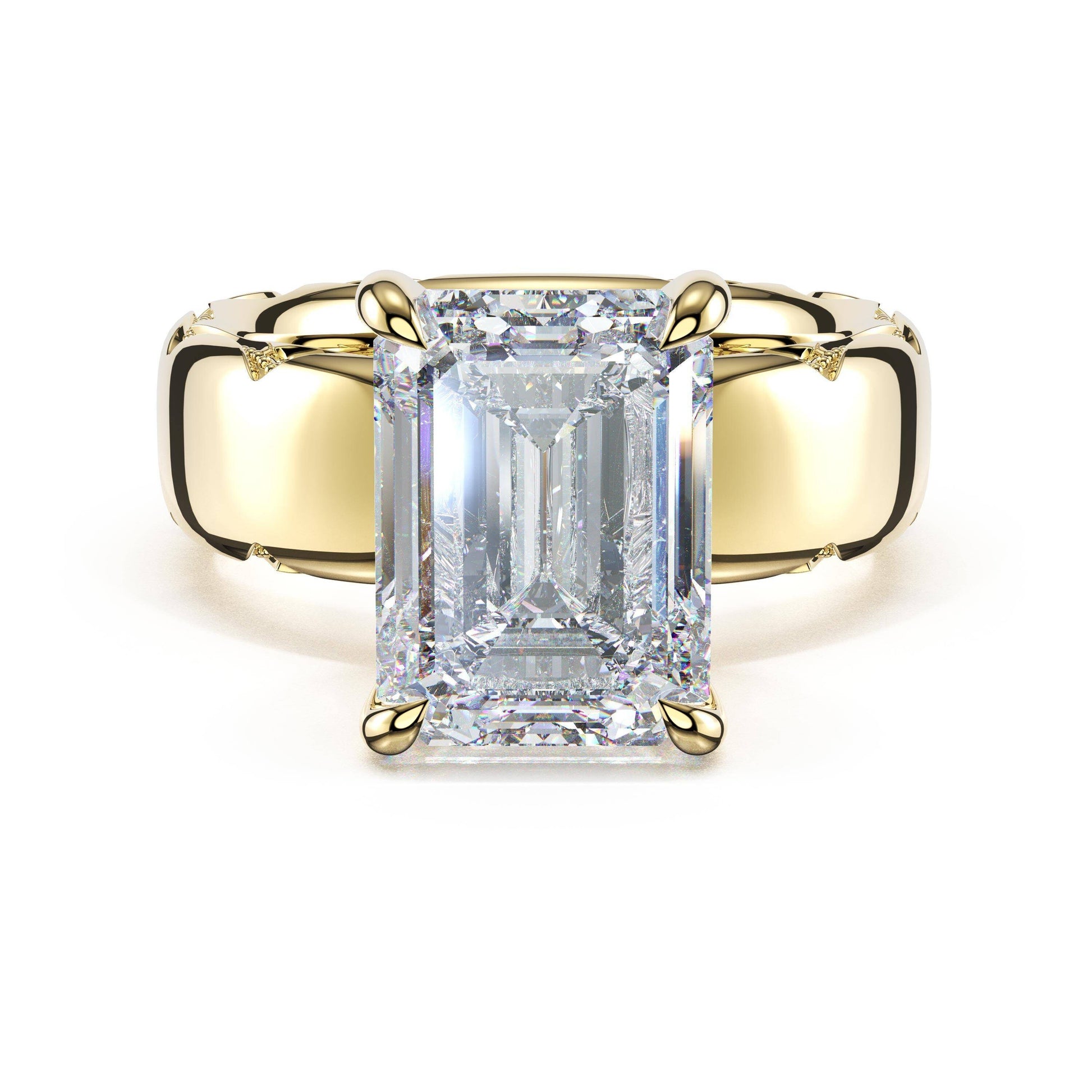 emerald-solitaire-cigar-band-engagement-ring-414EC