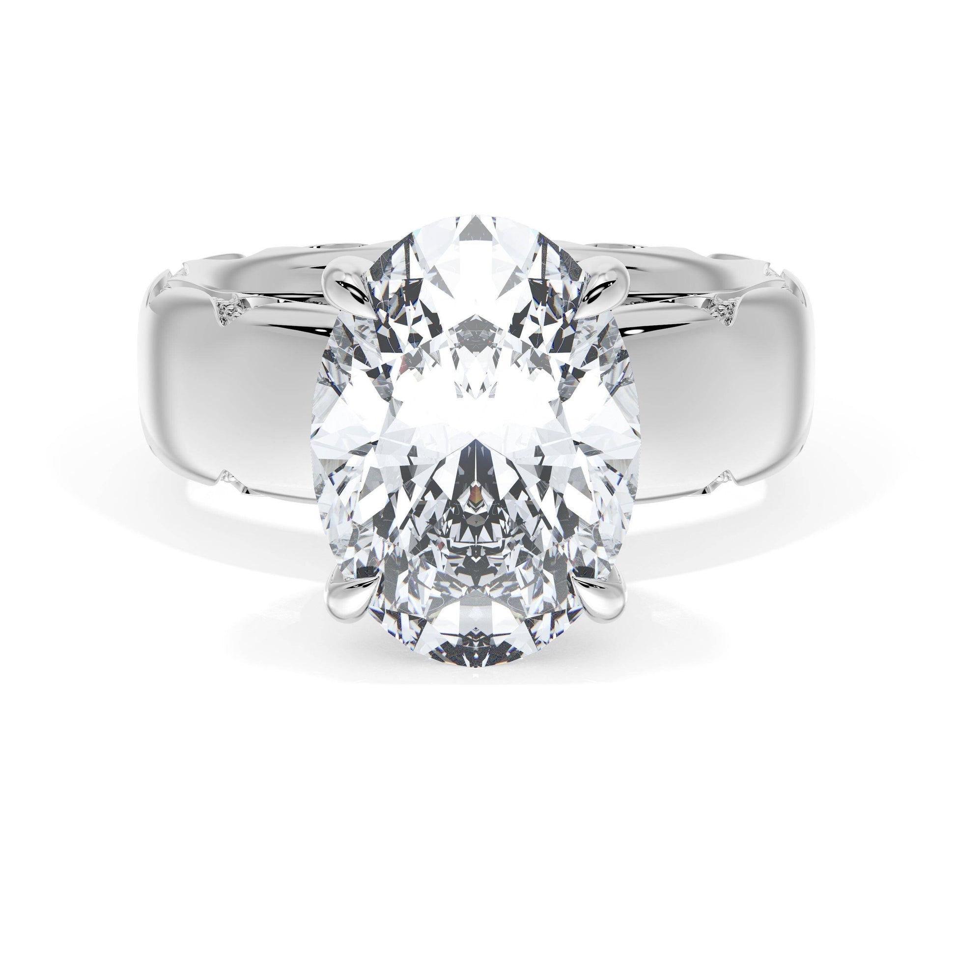 oval-solitaire-cigar-band-engagement-ring-414OV