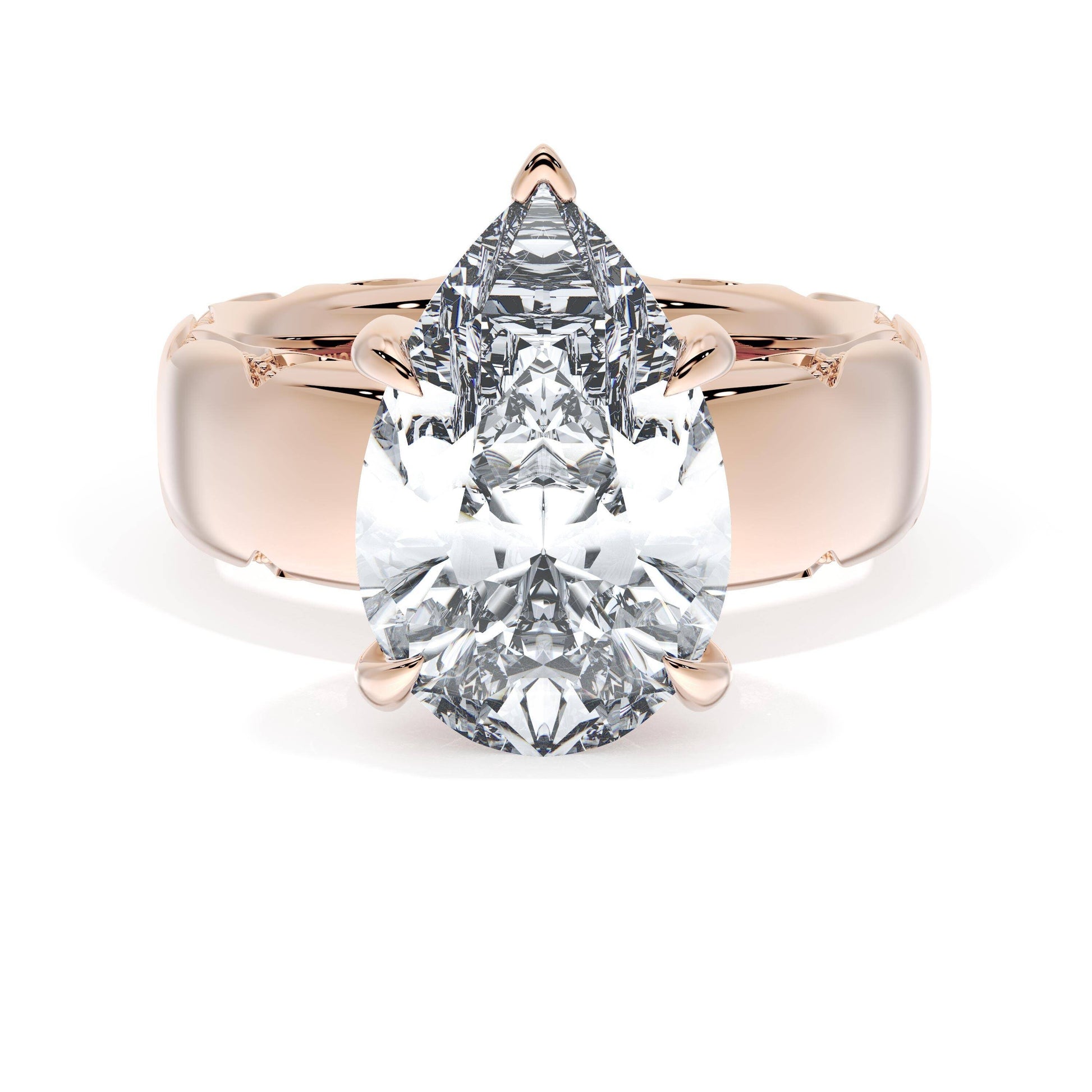 pear-solitaire-cigar-band-engagement-ring-414PS