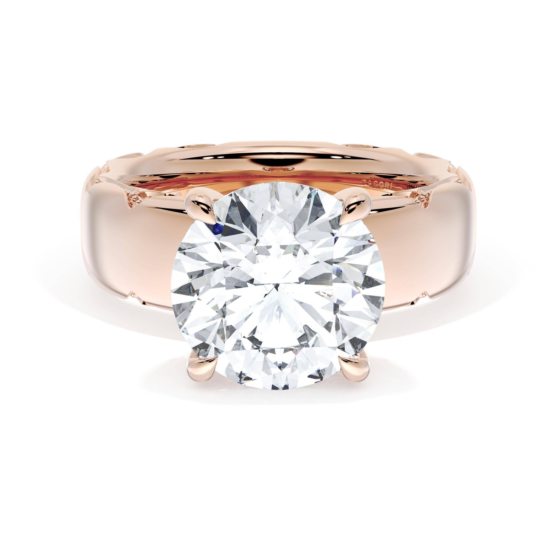 round-solitaire-cigar-band-engagement-ring-414RD