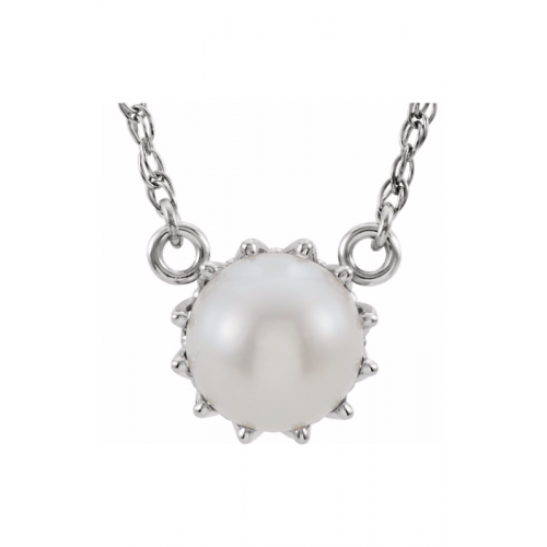 Stuller Pearl Necklace 85891
