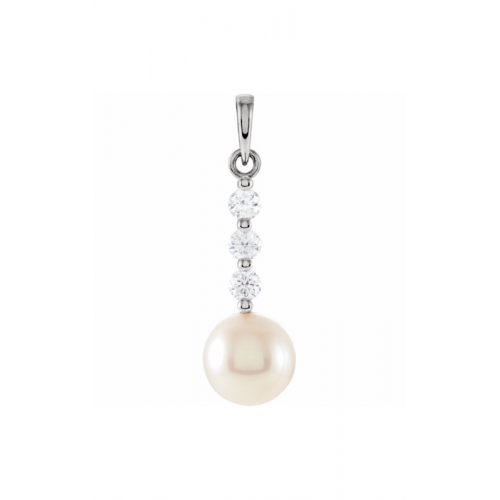 Stuller Pearl Necklace 85907