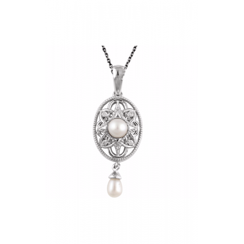 Stuller Pearl Necklace 650031