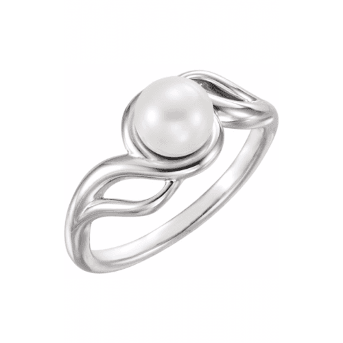 Stuller Pearl Ring 6482