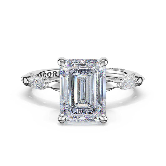 marquise-pattern-emerald-solitaire-engagement-ring-464EC