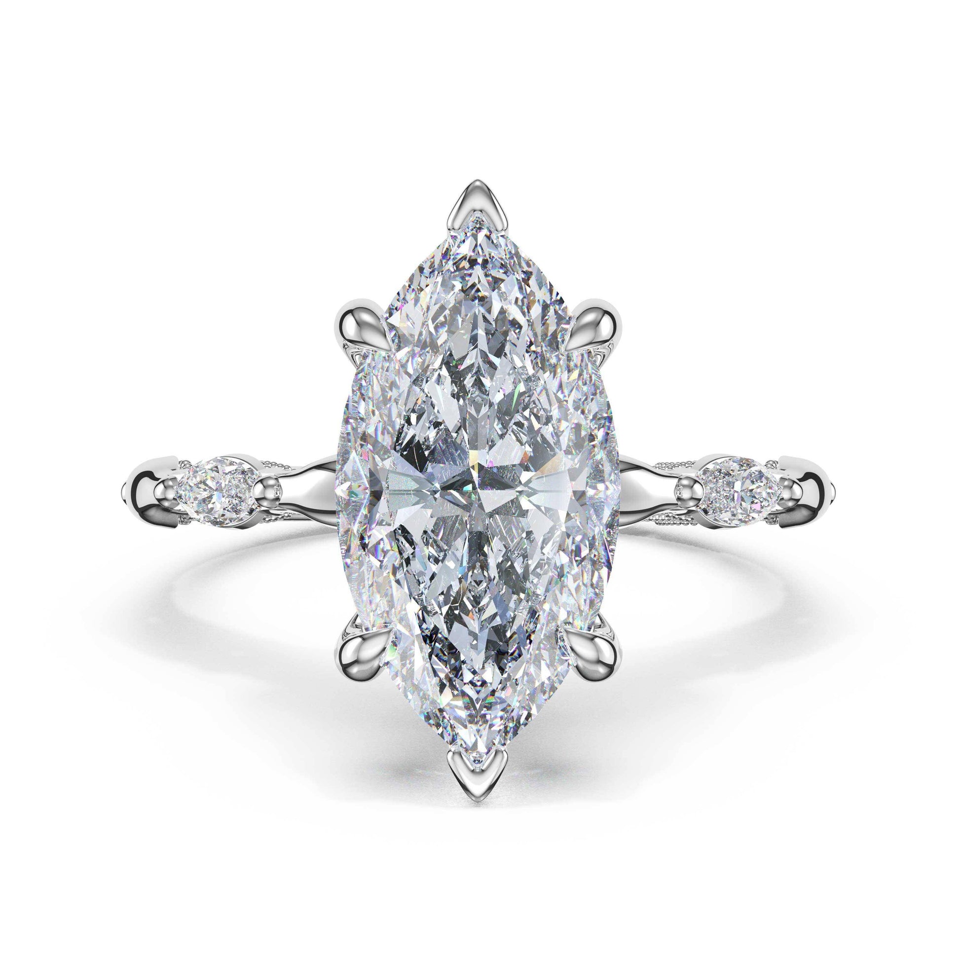 marquise-pattern-marquise-solitaire-engagement-ring-464MQ