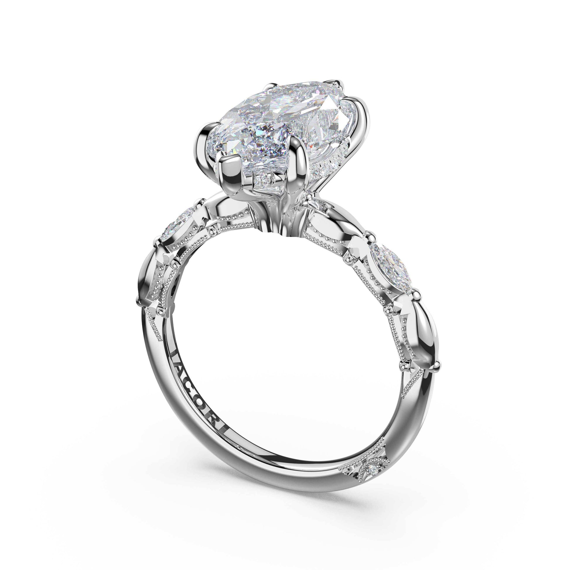 marquise-pattern-marquise-solitaire-engagement-ring-464MQ