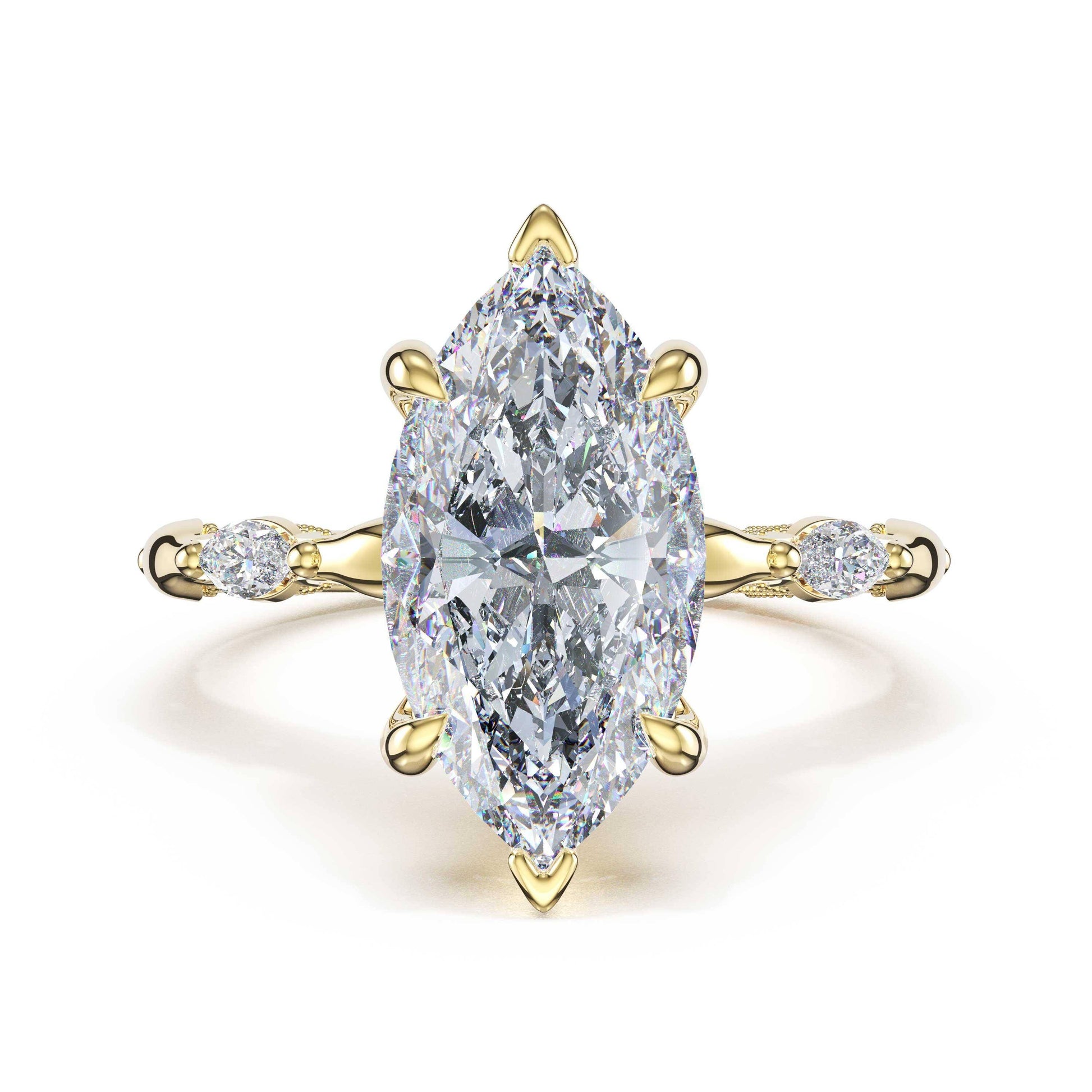 marquise-pattern-marquise-solitaire-engagement-ring-464MQ