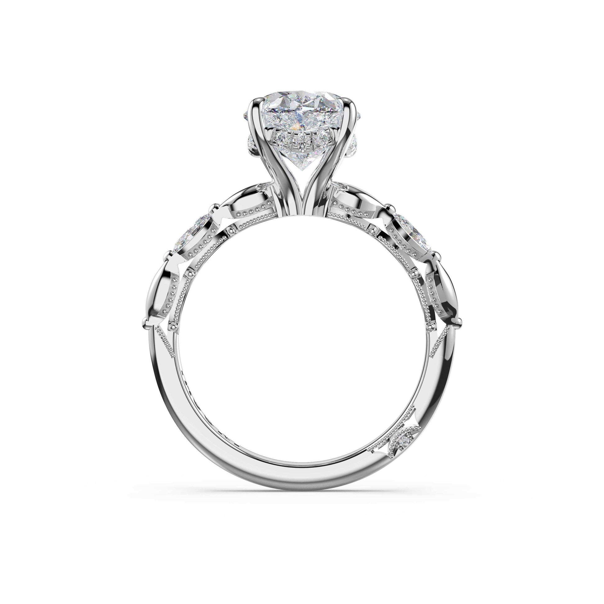 marquise-pattern-oval-solitaire-engagement-ring-464OV