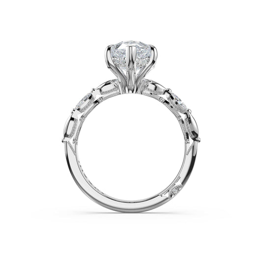 marquise-pattern-pear-solitaire-engagement-ring-464PS