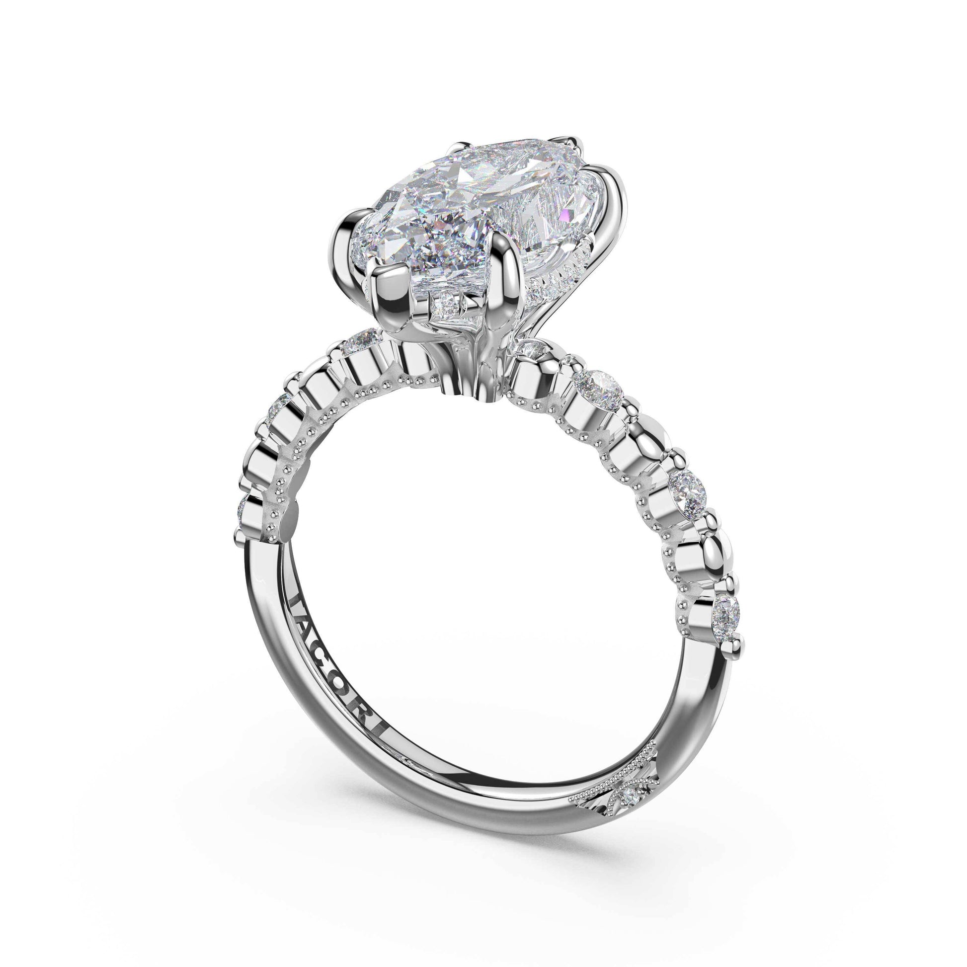 round-pattern-marquise-solitaire-engagement-ring-465MQ
