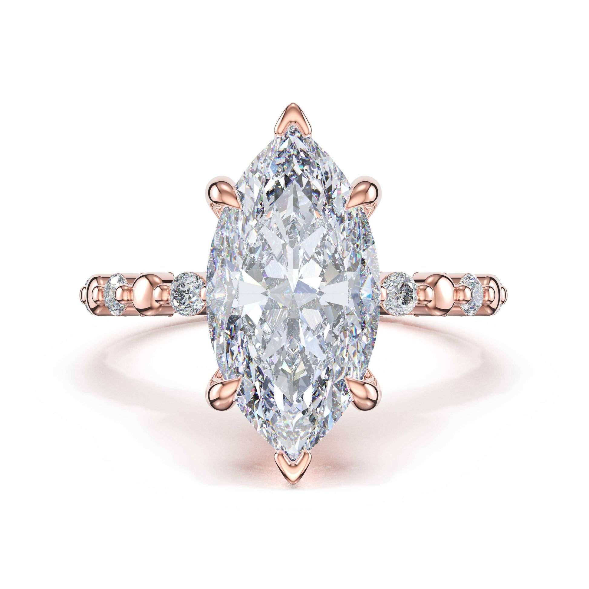round-pattern-marquise-solitaire-engagement-ring-465MQ