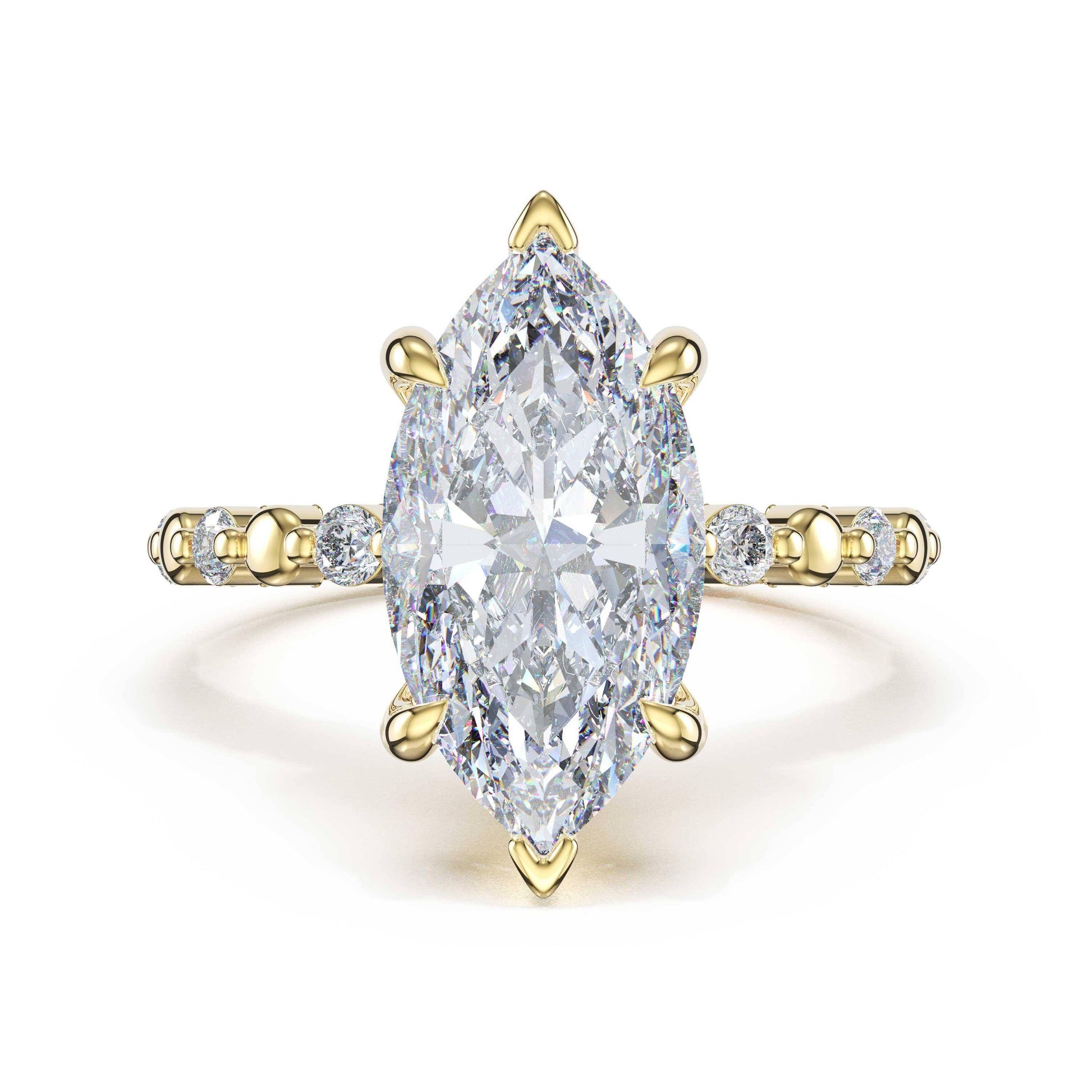 round-pattern-marquise-solitaire-engagement-ring-465MQ