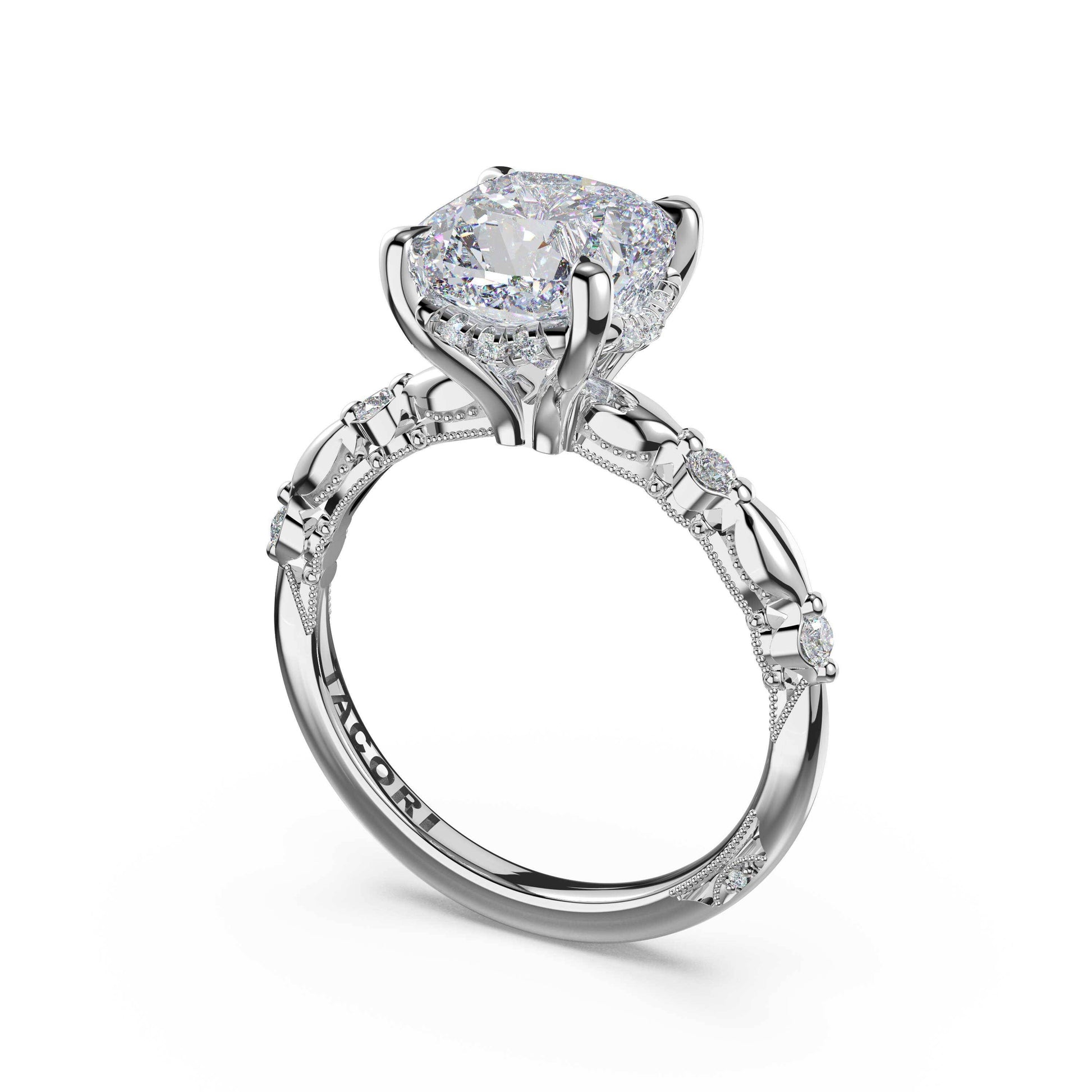 mixed-pattern-cushion-solitaire-engagement-ring-466CU