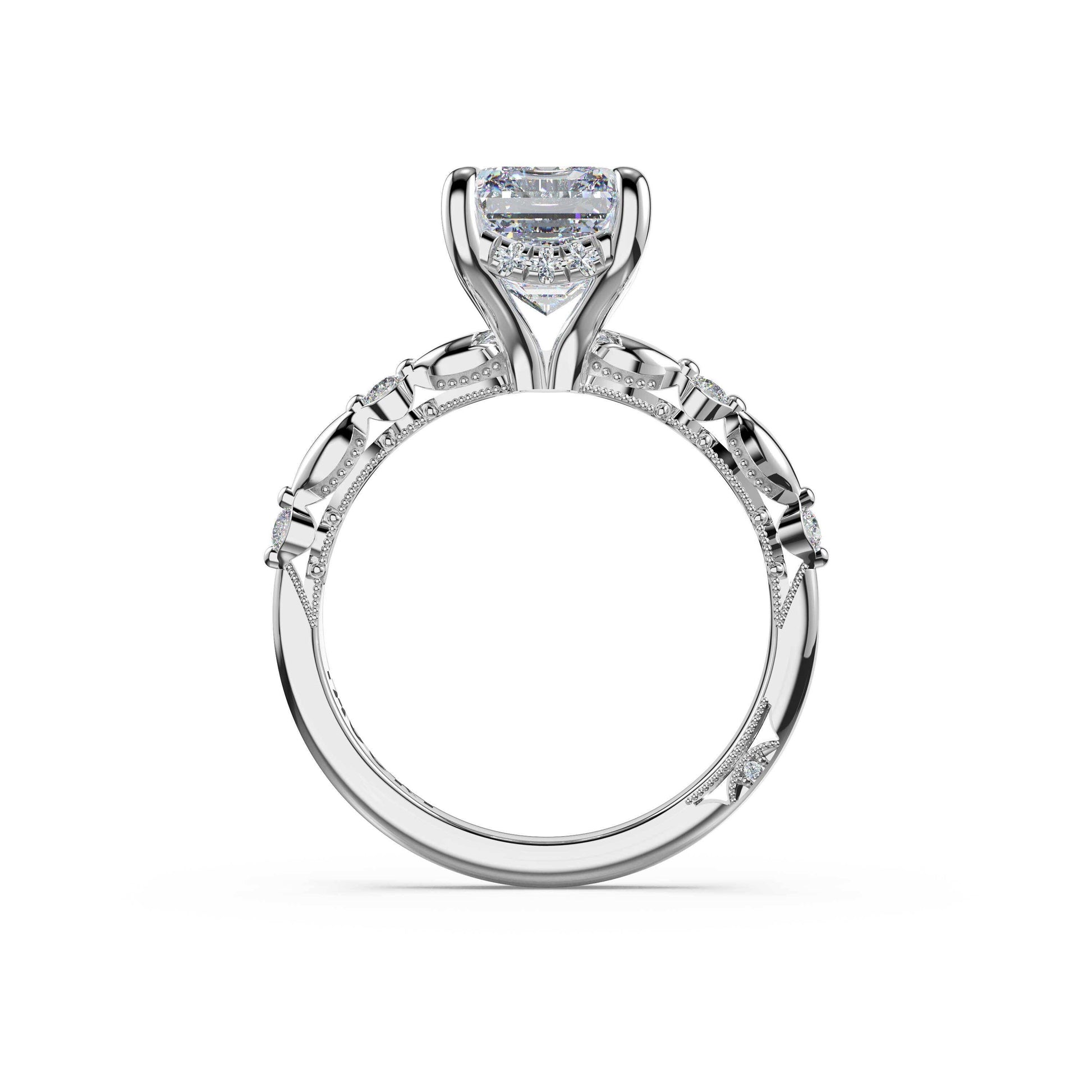 mixed-pattern-emerald-solitaire-engagement-ring-466EC