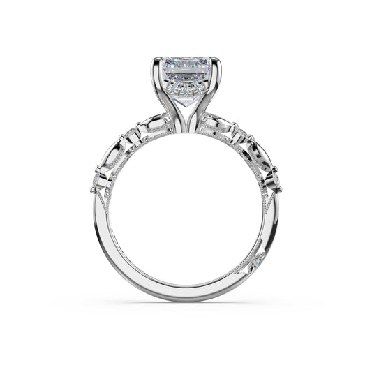 mixed-pattern-emerald-solitaire-engagement-ring-466EC