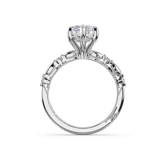 mixed-pattern-marquise-solitaire-engagement-ring-466MQ
