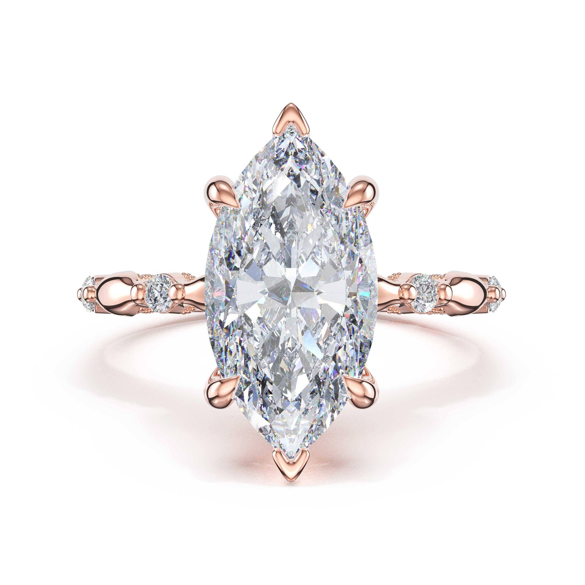 mixed-pattern-marquise-solitaire-engagement-ring-466MQ