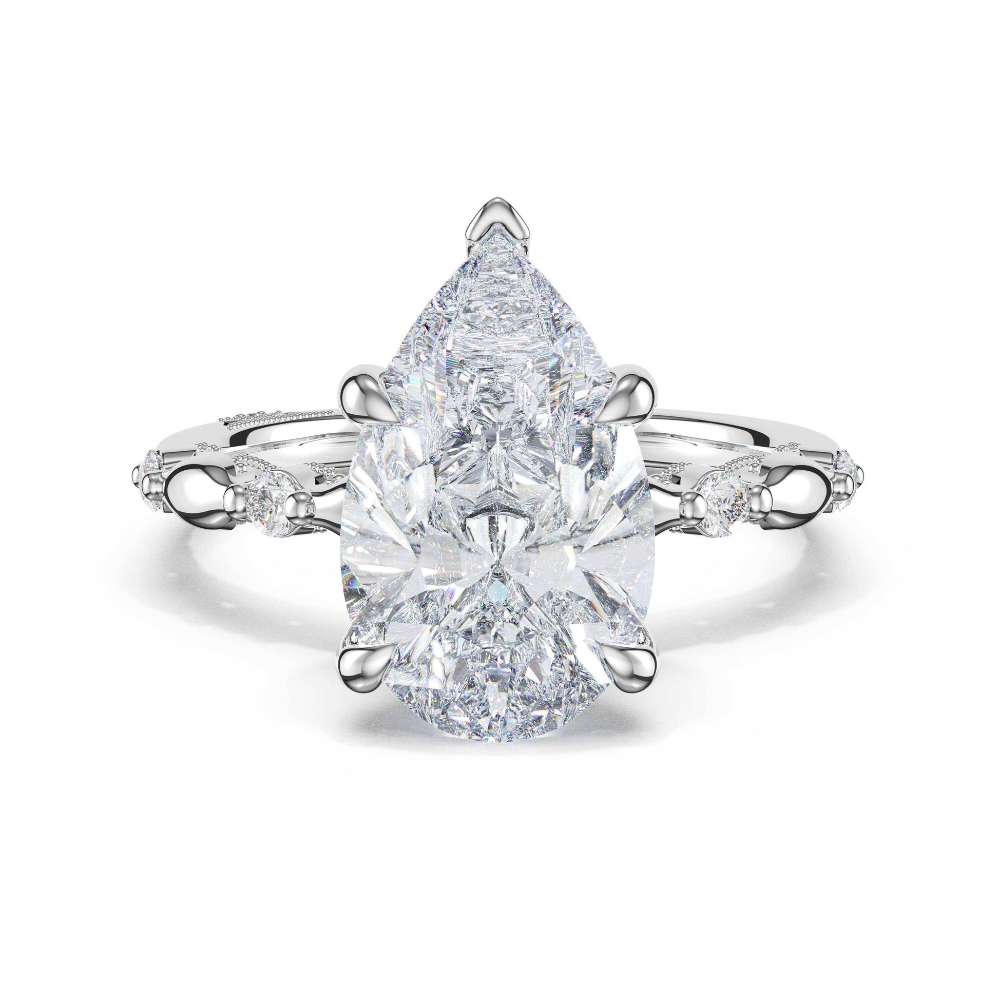 mixed-pattern-pear-solitaire-engagement-ring-466PS