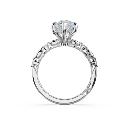 mixed-pattern-pear-solitaire-engagement-ring-466PS