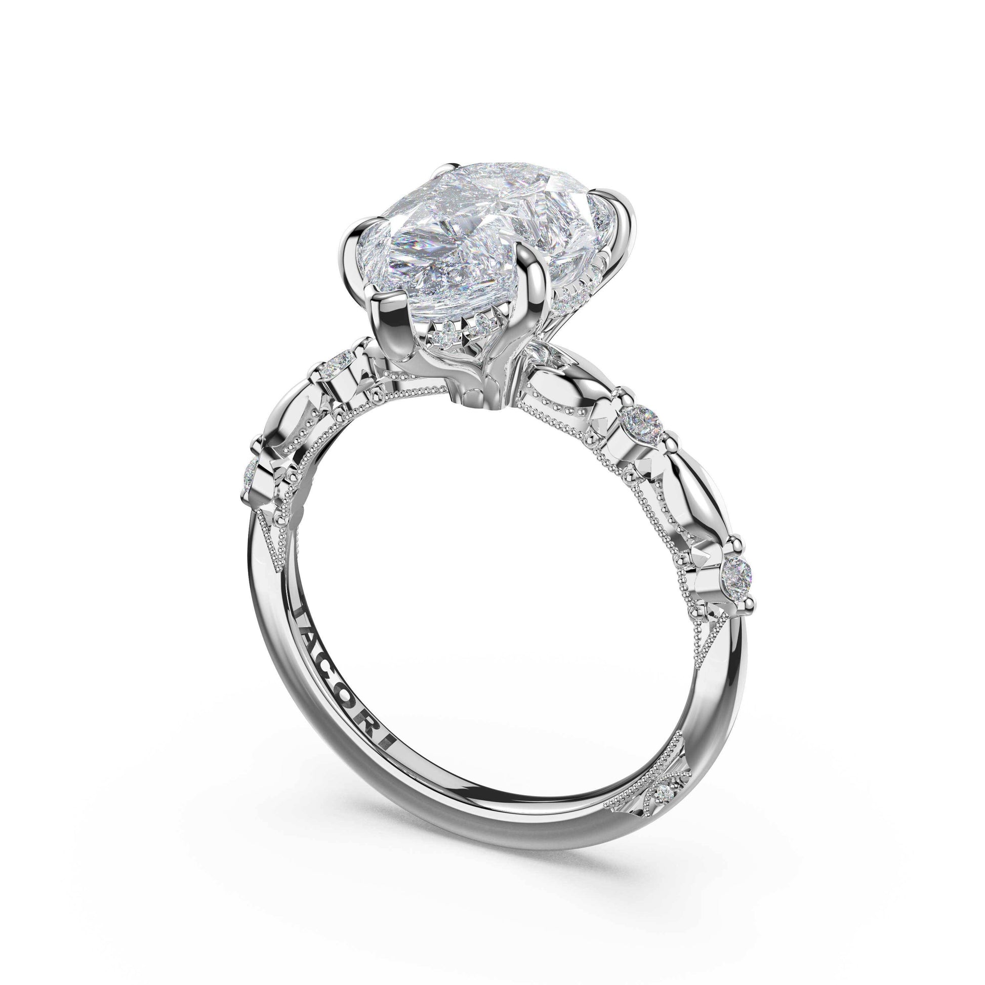 mixed-pattern-pear-solitaire-engagement-ring-466PS