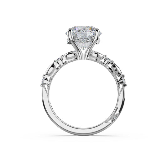 mixed-pattern-round-solitaire-engagement-ring-466RD