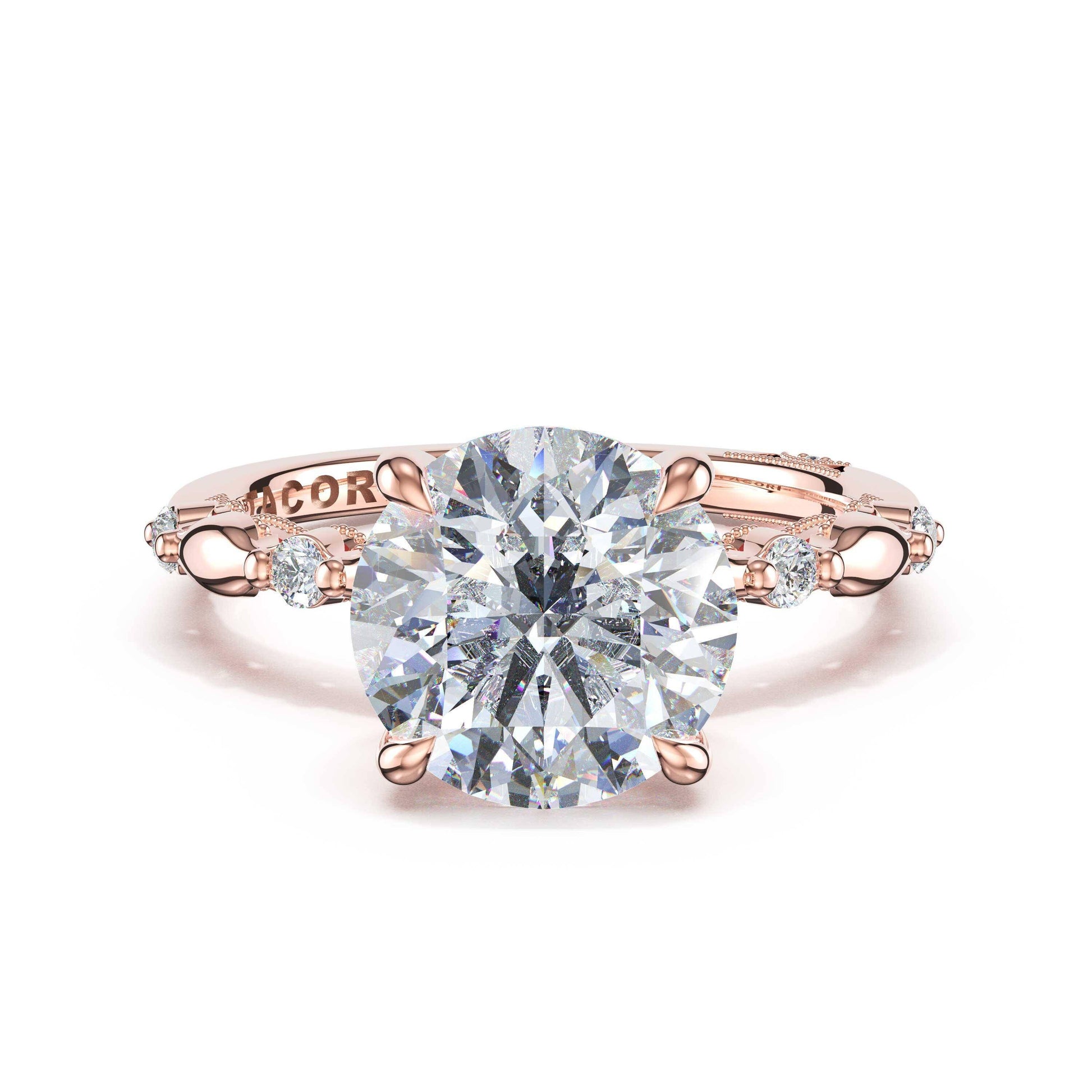 mixed-pattern-round-solitaire-engagement-ring-466RD