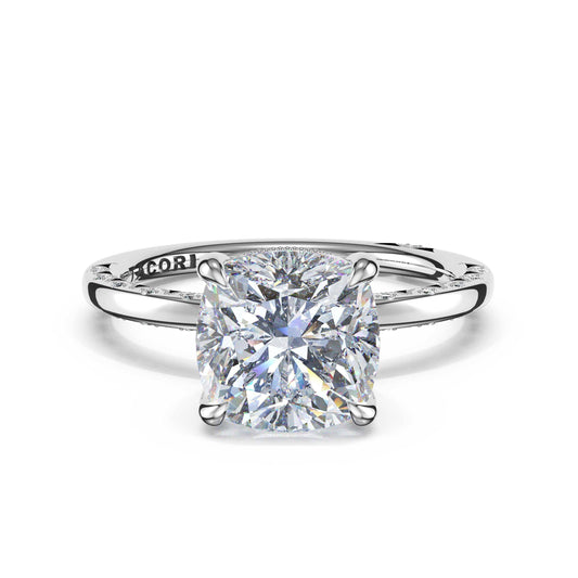 high-polish-cushion-solitaire-engagement-ring-469CU