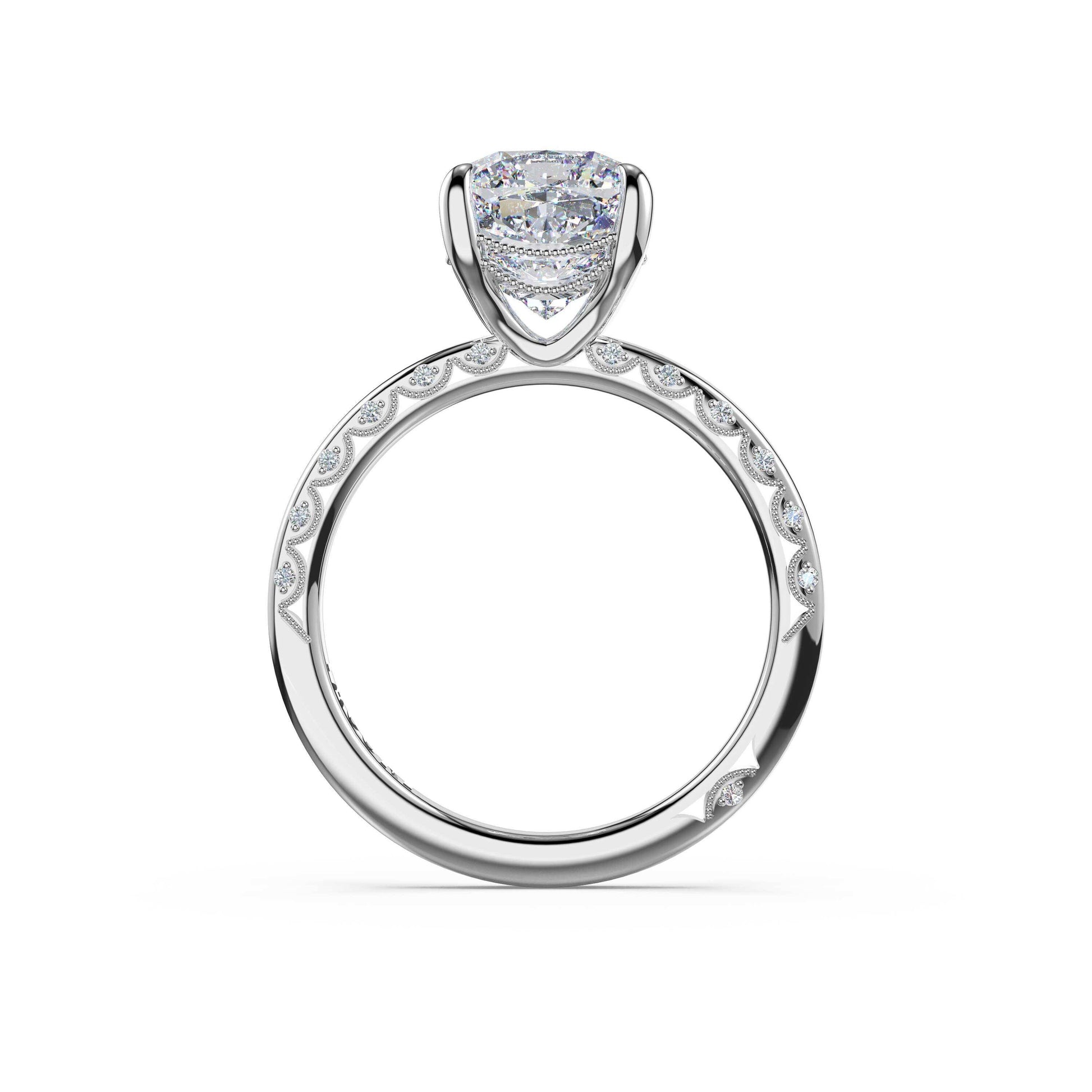 high-polish-cushion-solitaire-engagement-ring-469CU