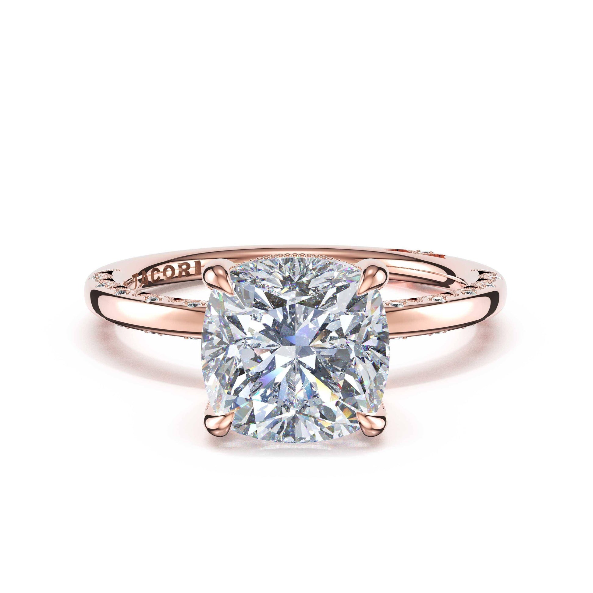 high-polish-cushion-solitaire-engagement-ring-469CU