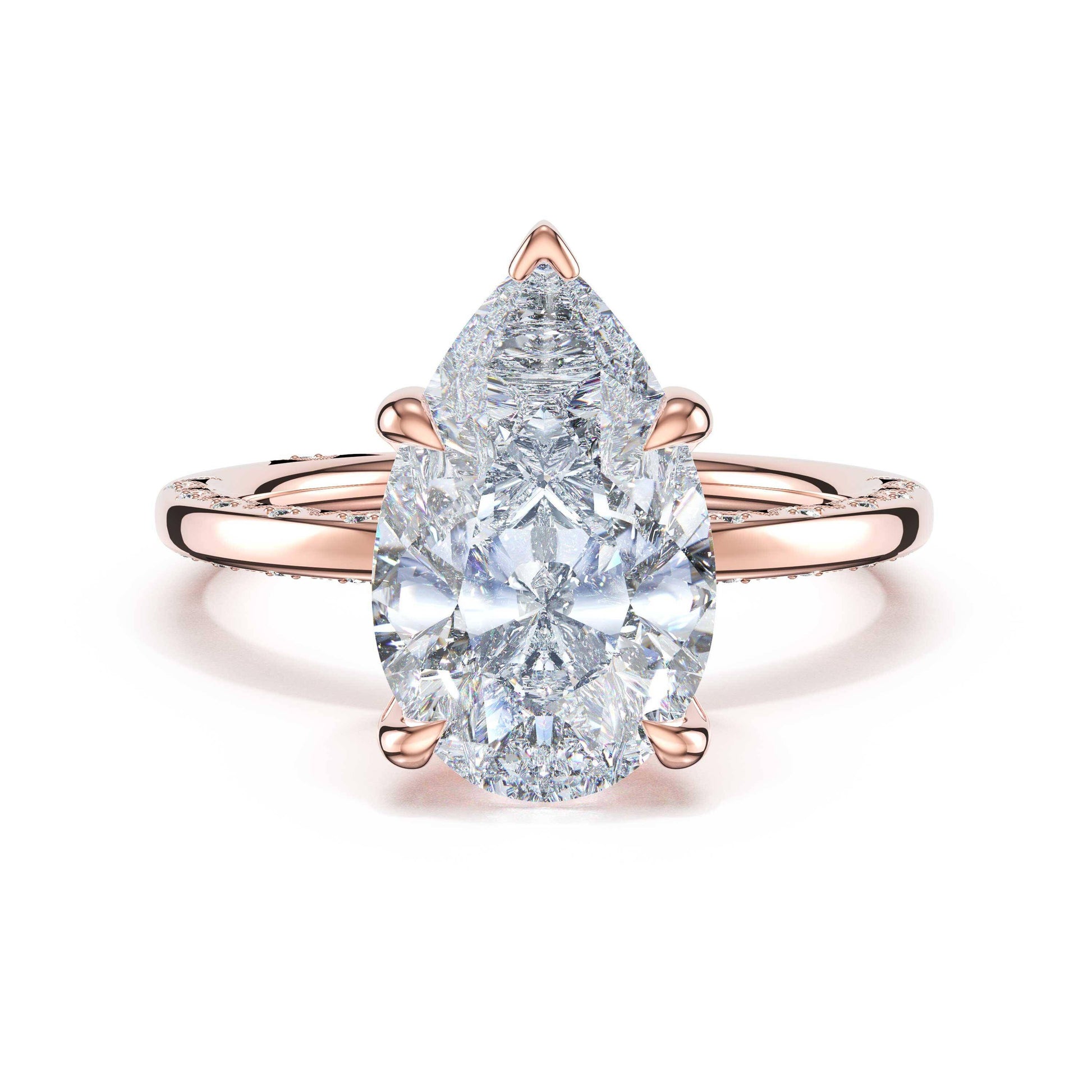 high-polish-pear-solitaire-engagement-ring-469PS